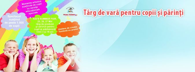 Targ pentru copii si parinti