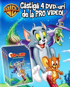 Concursuri online: Castiga 4 dvd uri: Tom si Jerry: Aventuri Buclucase