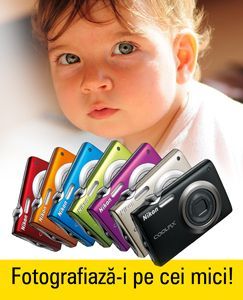 Concursuri online: Castiga un aparat foto Nikon Coolpix S3000