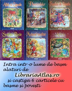 Concursuri online: Castiga 4 pachete a cate 4 carti oferite de libraria Atlas