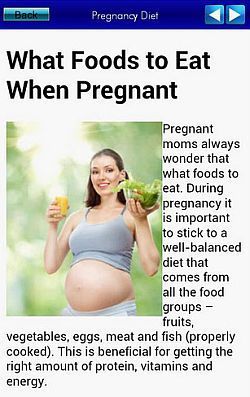 Pregnancy Diet