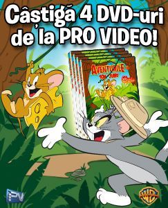 Concursuri online: Castiga 4 dvd uri Aventurile lui Tom si Jerry