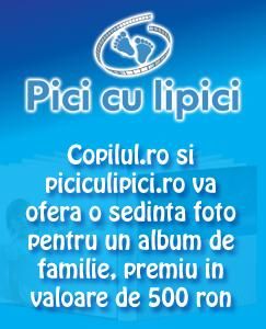 Concursuri online: Castiga o sedinta foto de la Pici cu lipici
