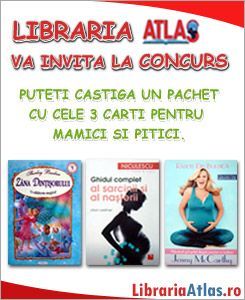 Concursuri online: Castiga 4 pachete a cate 3 carti: Rasete din burtica, Ghidul complet al sarcinii si al nasterii si Zana Dintisor