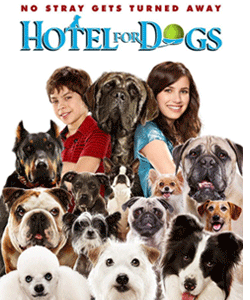 Concursuri online: Castiga 4 invitatii de 2 persoane la filmul Hotel for dogs