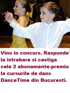 Concursuri online: Castiga 2 abonamente oferite de Scoala de Dans DAnce Time