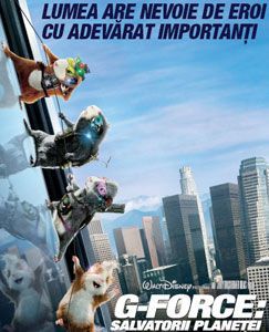 Concursuri online: Castiga 2 invitatii de cate 3 persoane la vizionarea speciala din 5 septembrie ora 11:00 a filmului G Force, Salvatorii Planetei