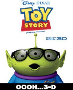 Concursuri online: Castiga 2 invitatii de cate 2 persoane la filmul Toy Story 1 varianta 3 D!