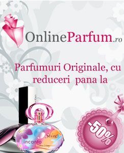 Concursuri online: Castiga 2 vouchere de 150 lei oferite de Online Parfum