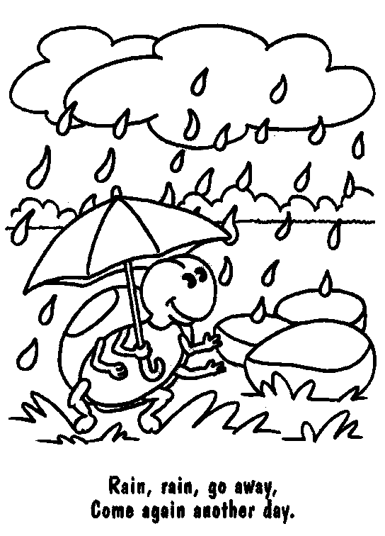 rain coloring pages - photo #13