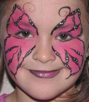 face-painting-fluture