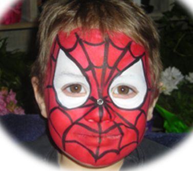 face-painting-spiderman