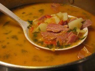 Ciorba cu afumatura