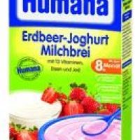 Cereale Humana cu capsuni si iaurt