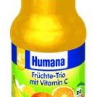 Humana nectar trio de fructe cu vitamina C