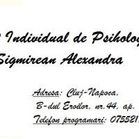 Cabinet Individual de Psihologie Sigmirean Alexandra
